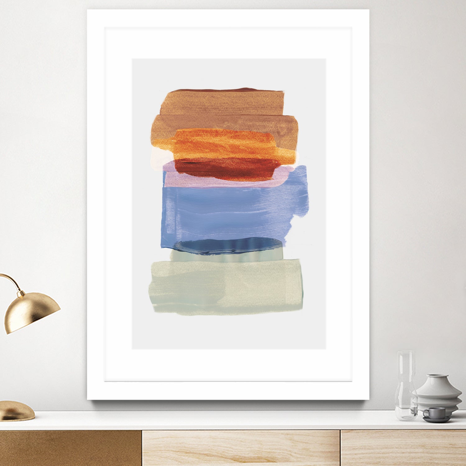 Abstract Brush Strokes 49 A1 by Mareike Bohmer on GIANT ART - abstract abstract abstract