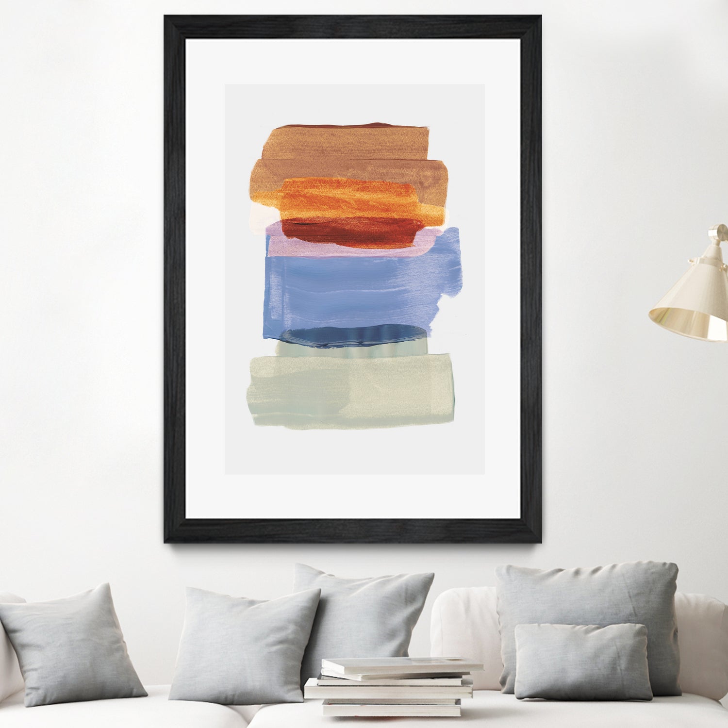 Abstract Brush Strokes 49 A1 by Mareike Bohmer on GIANT ART - abstract abstract abstract