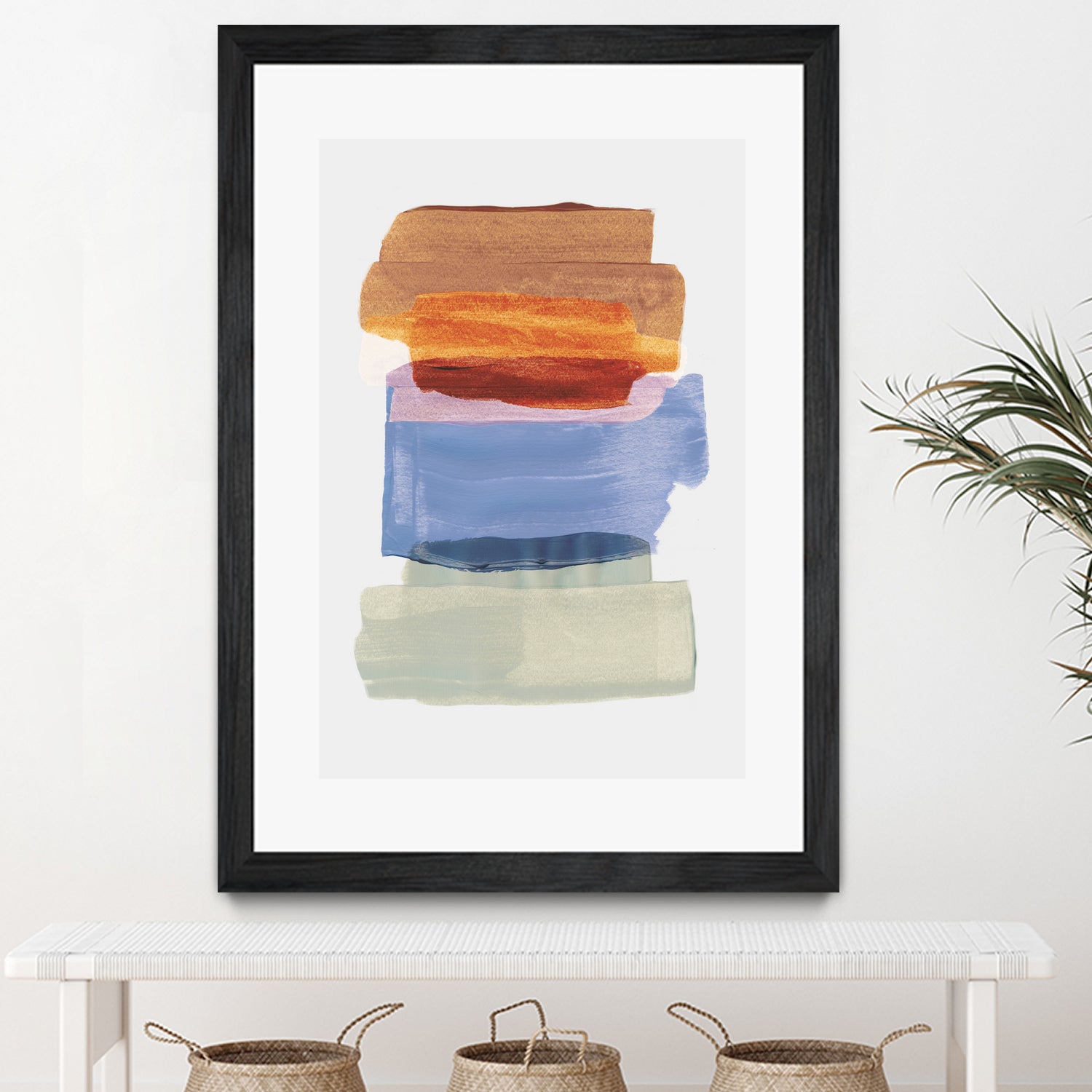 Abstract Brush Strokes 49 A1 by Mareike Bohmer on GIANT ART - abstract abstract abstract