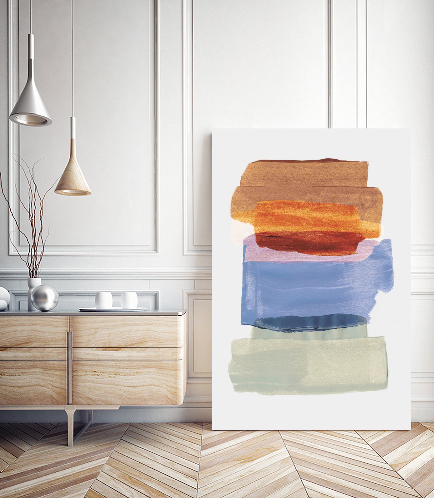 Abstract Brush Strokes 49 A1 by Mareike Bohmer on GIANT ART - abstract abstract abstract