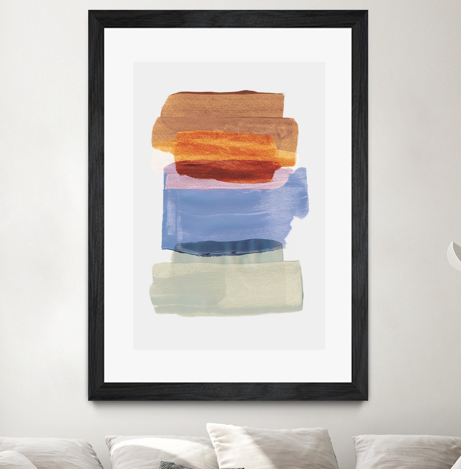 Abstract Brush Strokes 49 A1 by Mareike Bohmer on GIANT ART - abstract abstract abstract