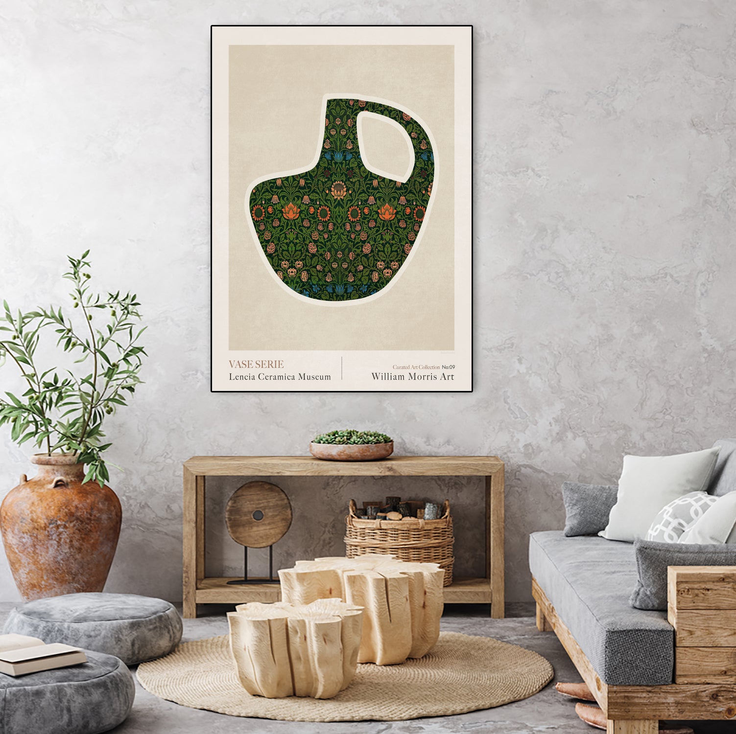 Wm Greek 09ratio 4x5 Print By Bohonewart by Emel Tunaboylu on GIANT ART - william morris flowers and plants william morris