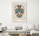 Wm Greek 06ratio 4x5 Print By Bohonewart by Emel Tunaboylu on GIANT ART - pattern flowers and plants pattern