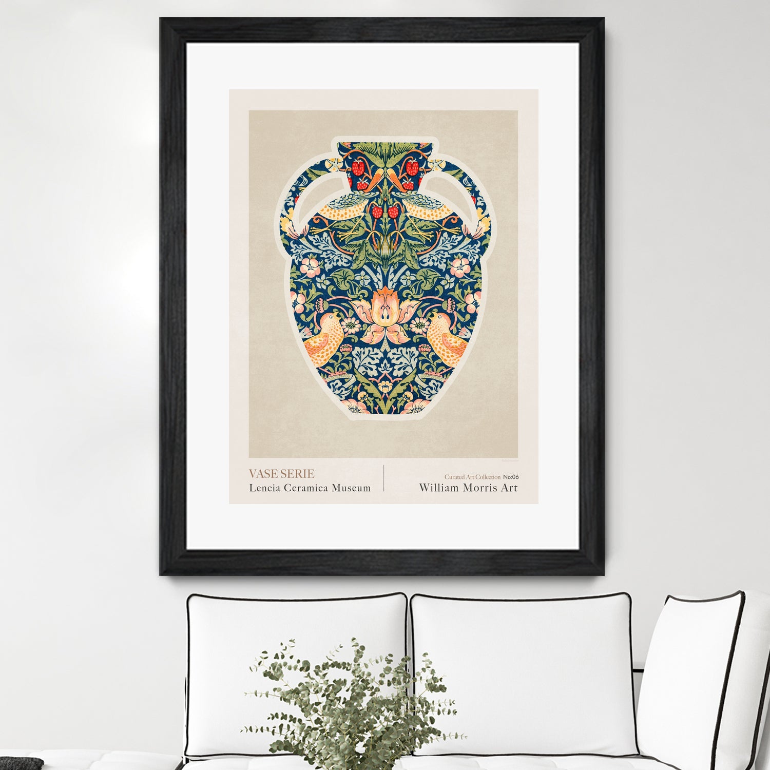 Wm Greek 06ratio 4x5 Print By Bohonewart by Emel Tunaboylu on GIANT ART - pattern flowers and plants pattern