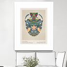 Wm Greek 06ratio 4x5 Print By Bohonewart by Emel Tunaboylu on GIANT ART - pattern flowers and plants pattern