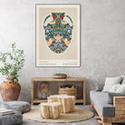 Wm Greek 06ratio 4x5 Print By Bohonewart by Emel Tunaboylu on GIANT ART - pattern flowers and plants pattern