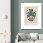 Wm Greek 06ratio 4x5 Print By Bohonewart by Emel Tunaboylu on GIANT ART - pattern flowers and plants pattern