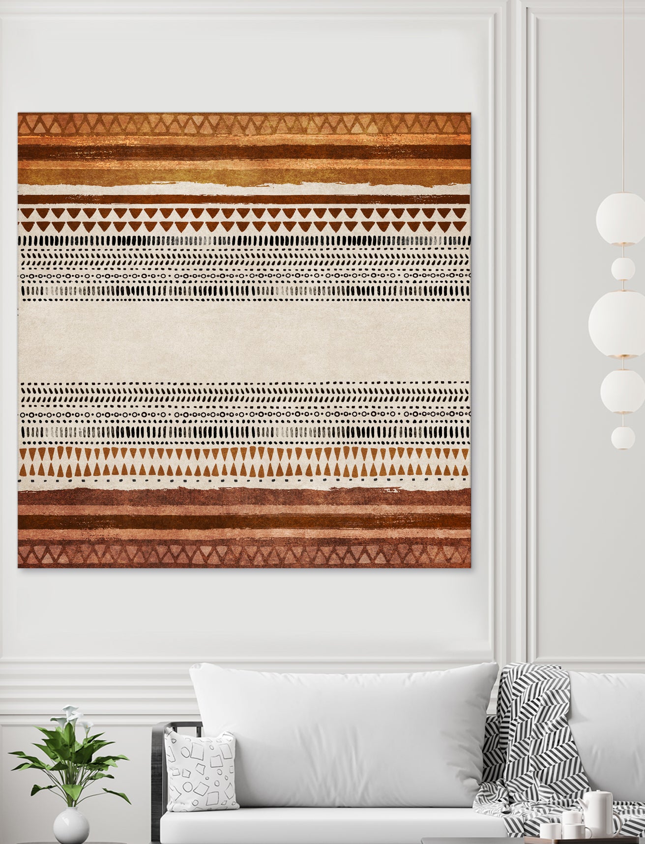 Tribal Rhythm by Emel Tunaboylu on GIANT ART - abstract tribal-wall-art