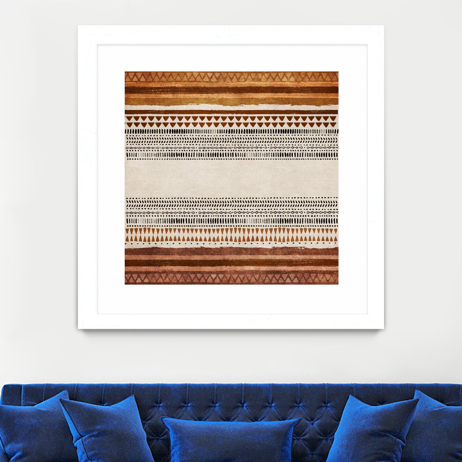 Tribal Rhythm by Emel Tunaboylu on GIANT ART - abstract tribal-wall-art