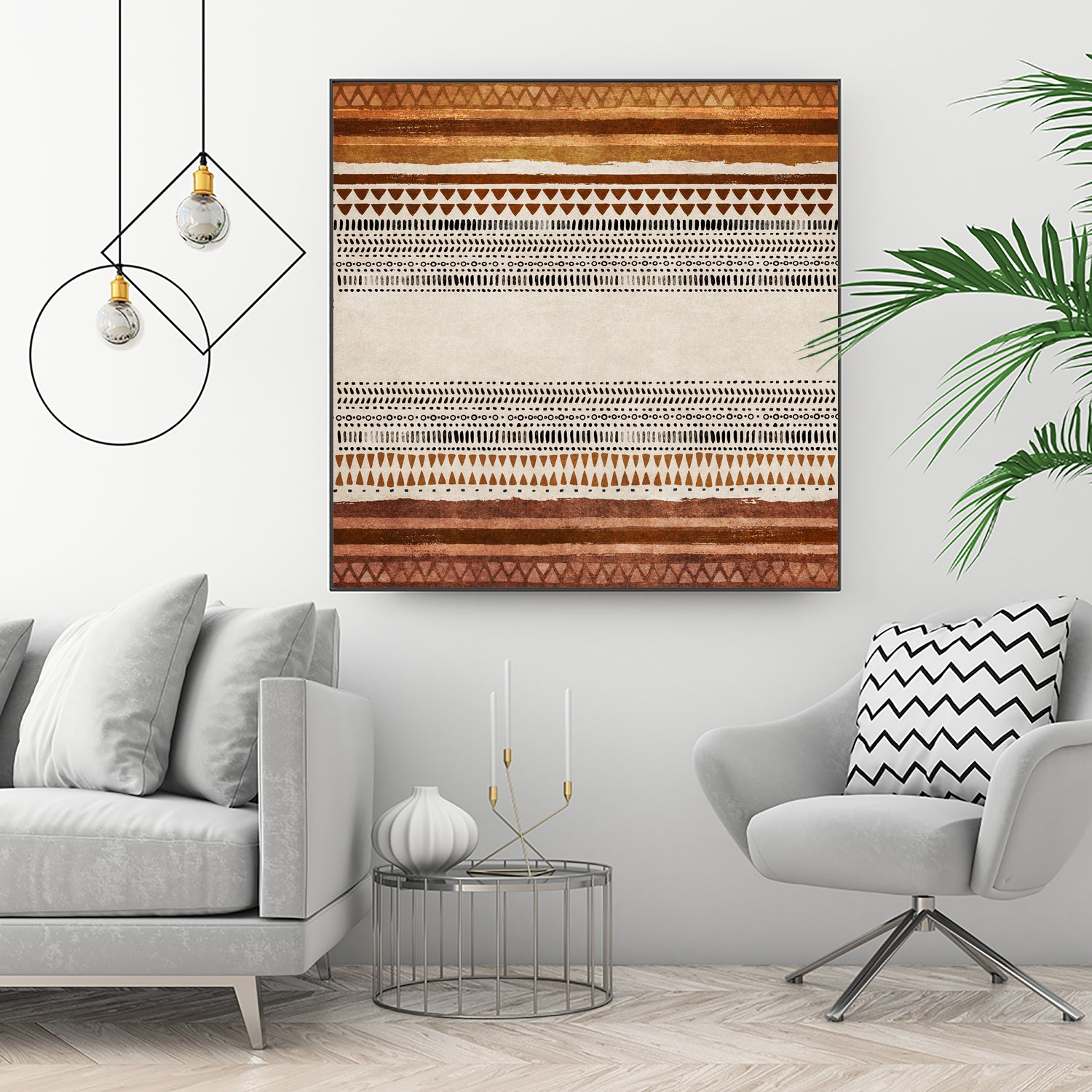 Tribal Rhythm by Emel Tunaboylu on GIANT ART - abstract tribal-wall-art