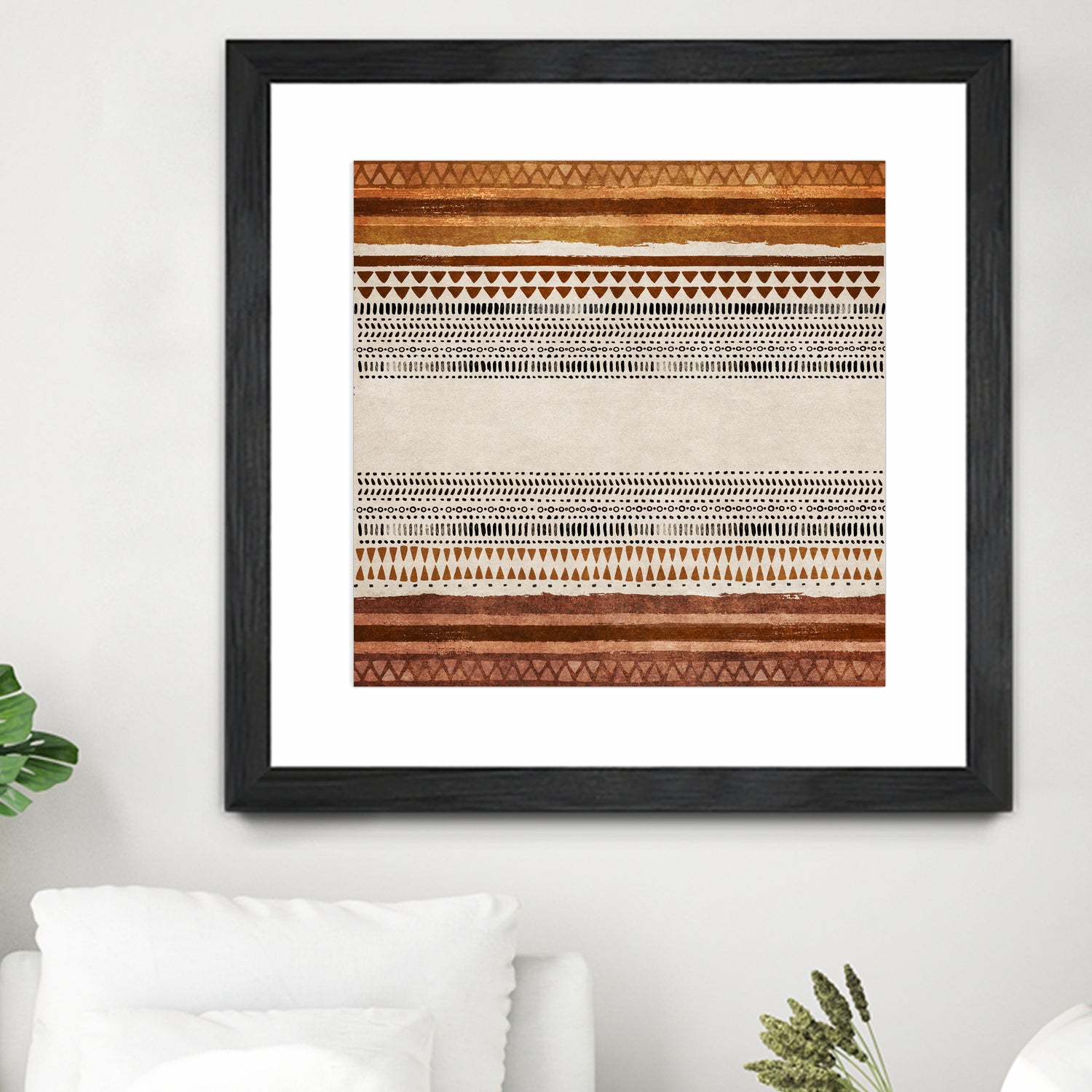 Tribal Rhythm by Emel Tunaboylu on GIANT ART - abstract tribal-wall-art