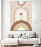Beige Mid Century Poster by Elena Ristova on GIANT ART - abstract abstract