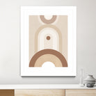 Beige Mid Century Poster by Elena Ristova on GIANT ART - abstract abstract