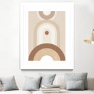 Beige Mid Century Poster by Elena Ristova on GIANT ART - abstract abstract
