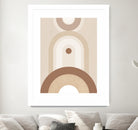 Beige Mid Century Poster by Elena Ristova on GIANT ART - abstract abstract