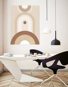 Beige Mid Century Poster by Elena Ristova on GIANT ART - abstract abstract