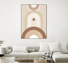 Beige Mid Century Poster by Elena Ristova on GIANT ART - abstract abstract