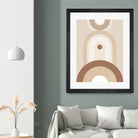 Beige Mid Century Poster by Elena Ristova on GIANT ART - abstract abstract