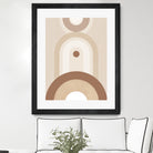 Beige Mid Century Poster by Elena Ristova on GIANT ART - abstract abstract