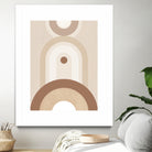 Beige Mid Century Poster by Elena Ristova on GIANT ART - abstract abstract