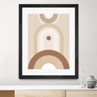 Beige Mid Century Poster by Elena Ristova on GIANT ART - abstract abstract