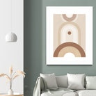 Beige Mid Century Poster by Elena Ristova on GIANT ART - abstract abstract