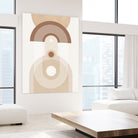 Beige Mid Century Poster by Elena Ristova on GIANT ART - abstract abstract