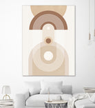 Beige Mid Century Poster by Elena Ristova on GIANT ART - abstract abstract