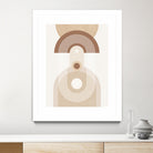 Beige Mid Century Poster by Elena Ristova on GIANT ART - abstract abstract