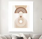 Beige Mid Century Poster by Elena Ristova on GIANT ART - abstract abstract