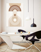 Beige Mid Century Poster by Elena Ristova on GIANT ART - abstract abstract