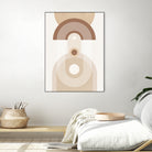 Beige Mid Century Poster by Elena Ristova on GIANT ART - abstract abstract