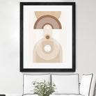 Beige Mid Century Poster by Elena Ristova on GIANT ART - abstract abstract
