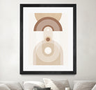 Beige Mid Century Poster by Elena Ristova on GIANT ART - abstract abstract