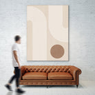 Beige Arc Poster by Elena Ristova on GIANT ART - abstract abstract