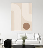Beige Arc Poster by Elena Ristova on GIANT ART - abstract abstract