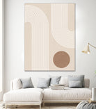 Beige Arc Poster by Elena Ristova on GIANT ART - abstract abstract