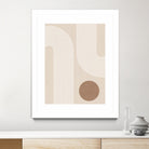 Beige Arc Poster by Elena Ristova on GIANT ART - abstract abstract