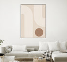 Beige Arc Poster by Elena Ristova on GIANT ART - abstract abstract