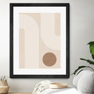 Beige Arc Poster by Elena Ristova on GIANT ART - abstract abstract