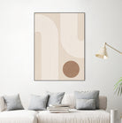 Beige Arc Poster by Elena Ristova on GIANT ART - abstract abstract
