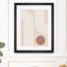 Beige Arc Poster by Elena Ristova on GIANT ART - abstract abstract