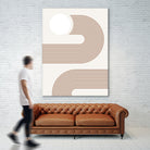 Beige Arc Poster by Elena Ristova on GIANT ART - abstract abstract