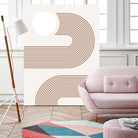 Beige Arc Poster by Elena Ristova on GIANT ART - abstract abstract