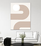 Beige Arc Poster by Elena Ristova on GIANT ART - abstract abstract