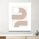 Beige Arc Poster by Elena Ristova on GIANT ART - abstract abstract