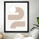 Beige Arc Poster by Elena Ristova on GIANT ART - abstract abstract