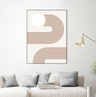 Beige Arc Poster by Elena Ristova on GIANT ART - abstract abstract