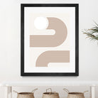 Beige Arc Poster by Elena Ristova on GIANT ART - abstract abstract