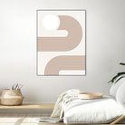 Beige Arc Poster by Elena Ristova on GIANT ART - abstract abstract
